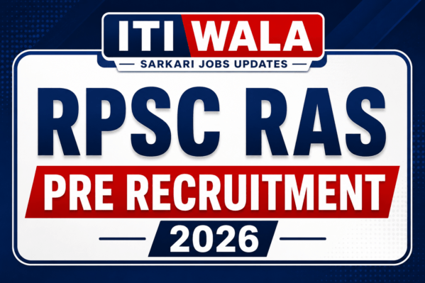 RPSC RAS Pre Recruitment 2026 – Apply Online Notification Poster