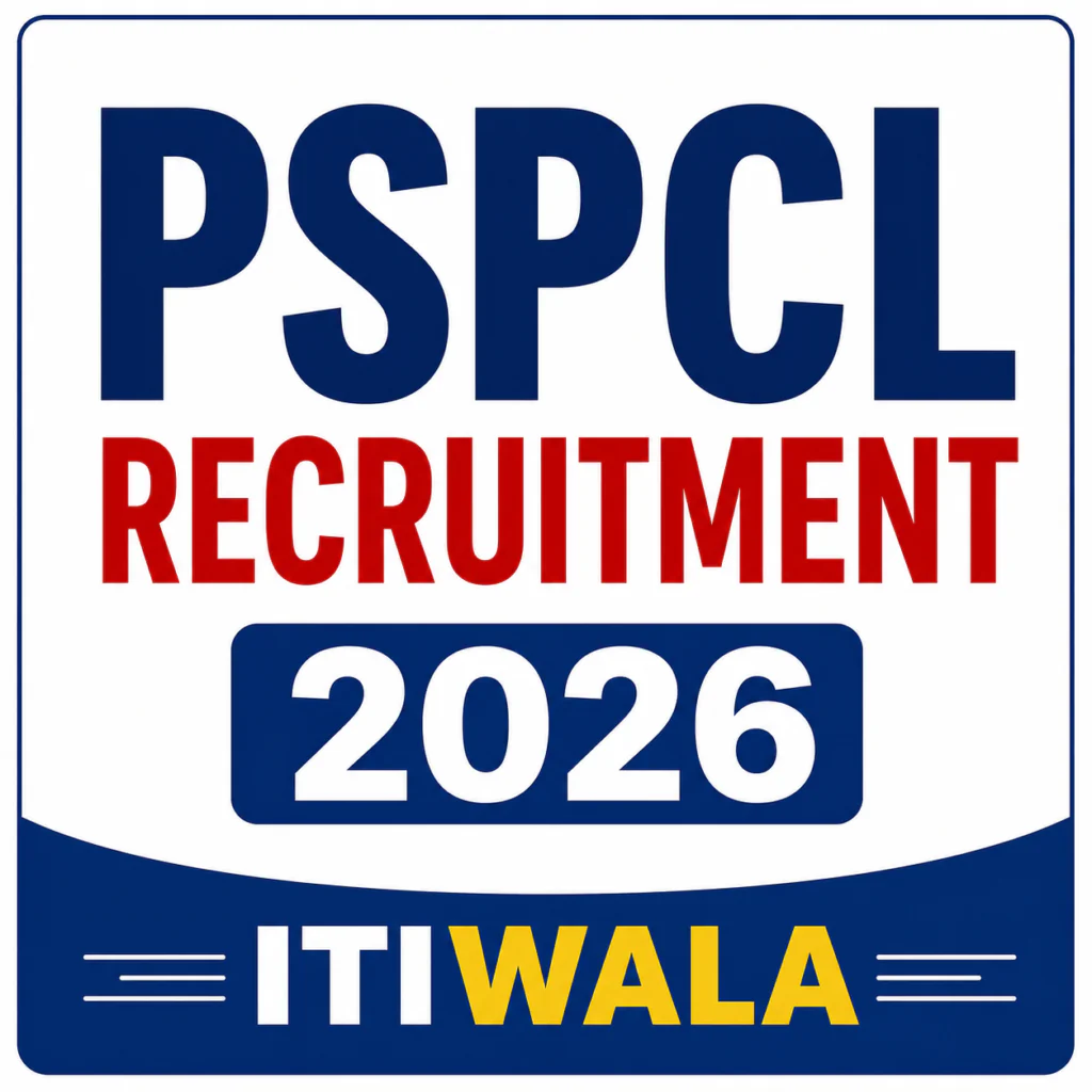 PSPCL Recruitment 2026 notification image with ITIWala branding.