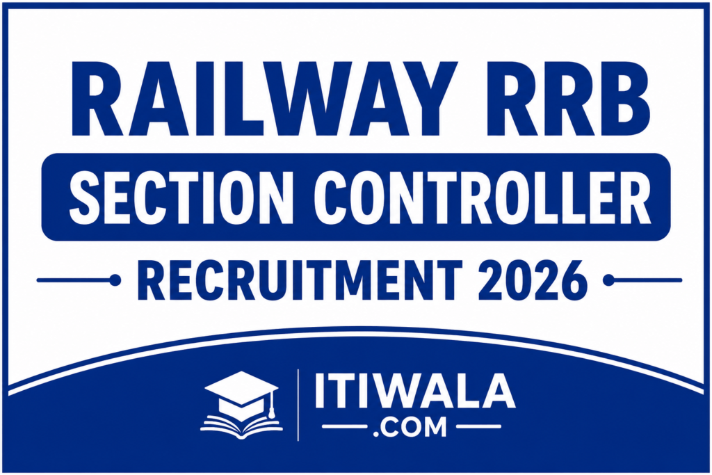 Railway RRB Section Controller Recruitment 2026 official recruitment featured image by ITIWALA.